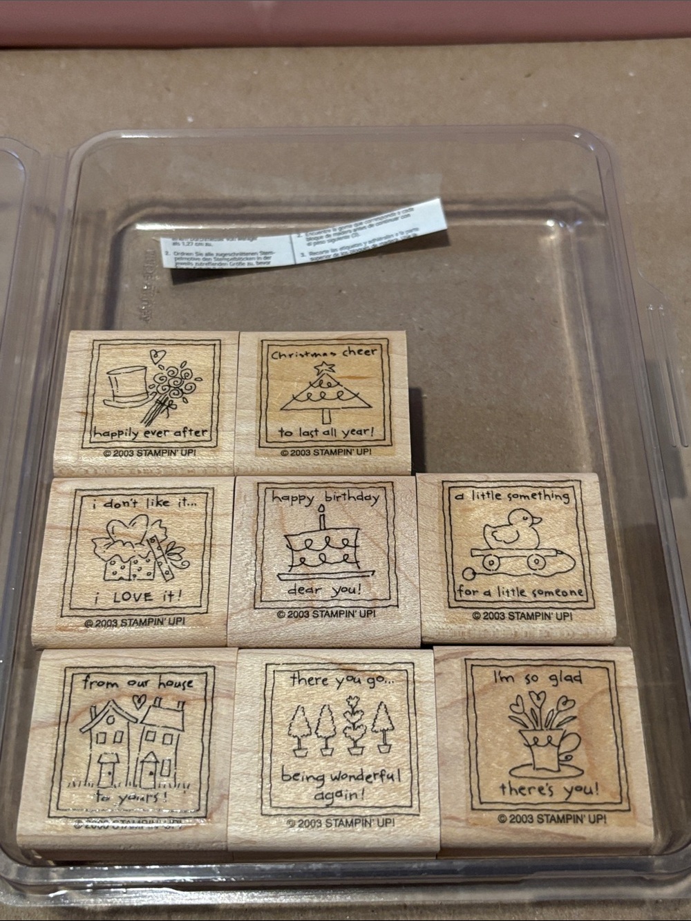 Stampin' Up! Vintage Stamp Set Love Notes